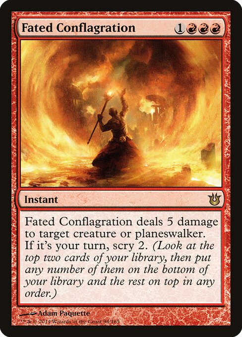 Fated Conflagration - Born of the Gods Magic card
