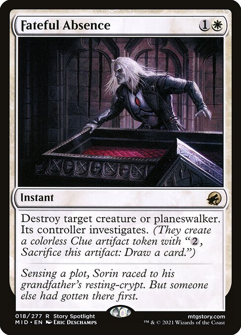 Fateful Absence - Innistrad: Midnight Hunt Magic card