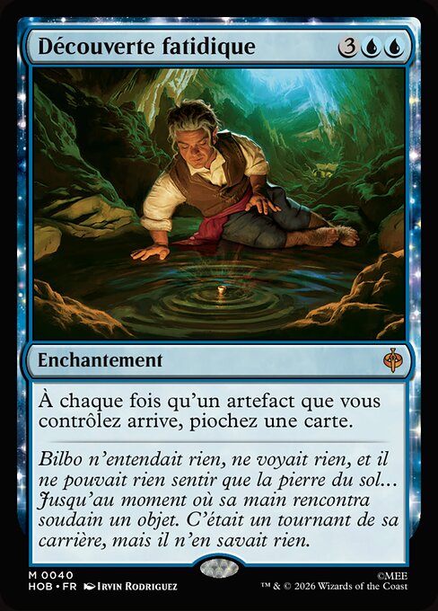 Scoperta Fatidica (Fateful Discovery) - The Hobbit (#220) - Illustrated by Ashley Mackenzie - Magic: The Gathering Card