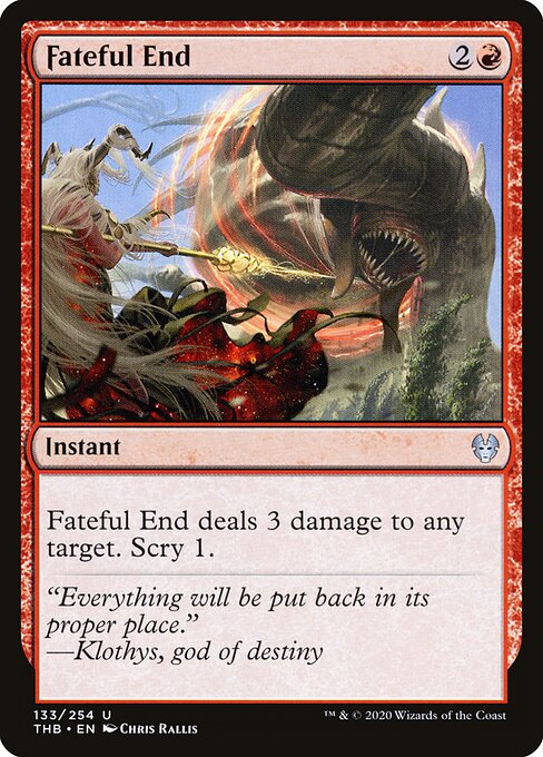 Fateful End - Theros Beyond Death Magic card