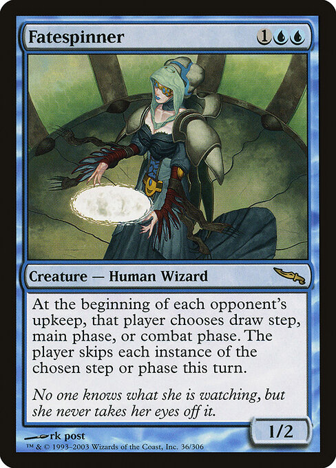 Fatespinner - Mirrodin (#36) - Illustrated by rk post - Magic: The Gathering Card