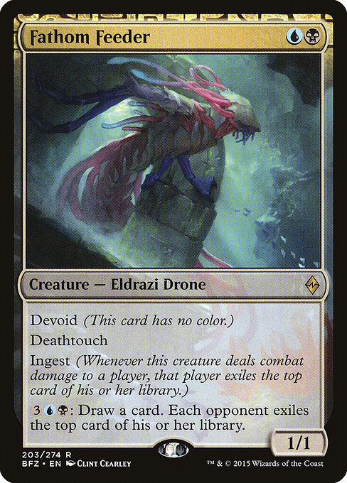 Fathom Feeder - Battle for Zendikar Magic card
