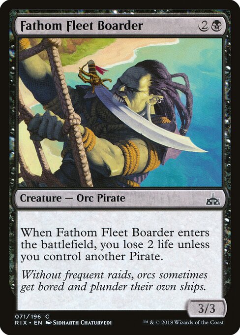 Fathom Fleet Boarder - Rivals of Ixalan Magic card