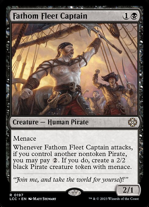 Fathom Fleet Captain - The Lost Caverns of Ixalan Commander Magic card