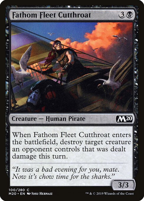Fathom Fleet Cutthroat - Core Set 2020 Magic card