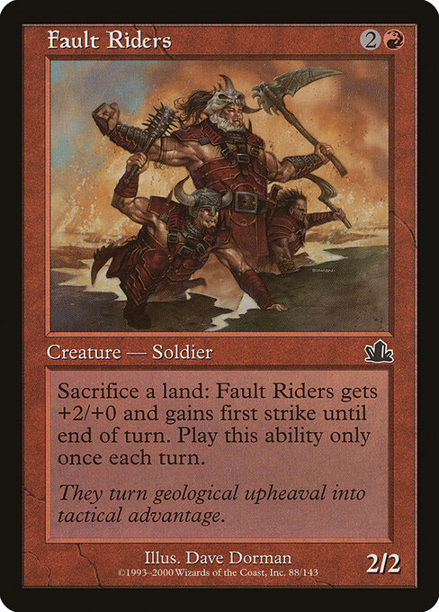 Fault Riders - Prophecy Magic card