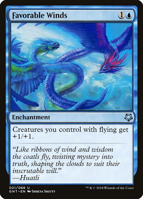 Favorable Winds - Game Night Magic card