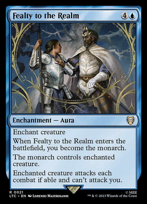 Fealty to the Realm - Tales of Middle-earth Commander Magic card