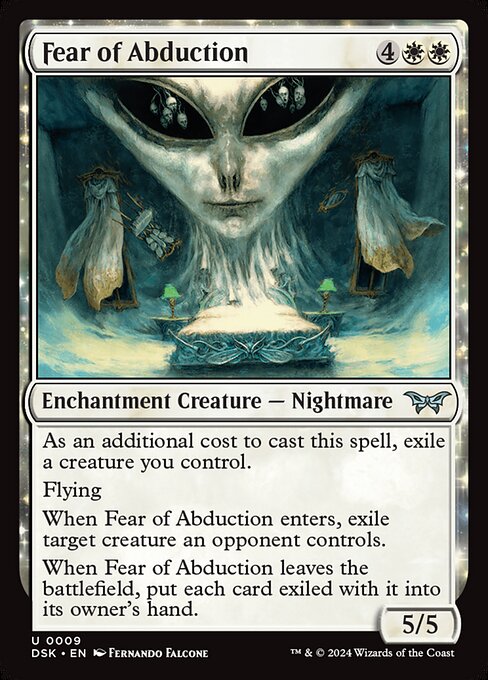 Fear of Abduction - Duskmourn: House of Horror Magic card