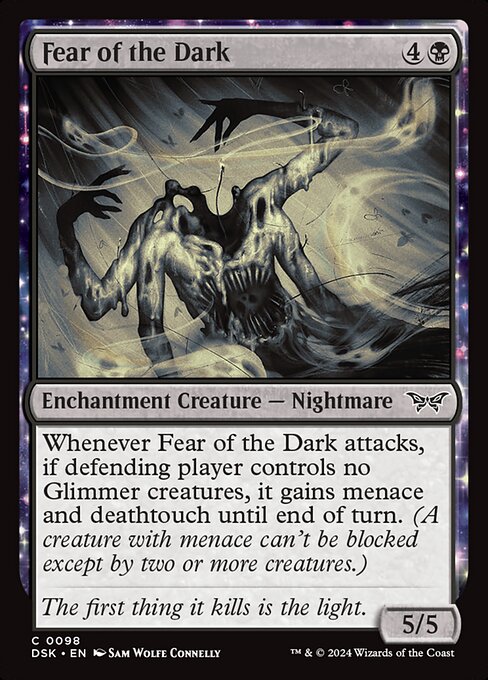 Fear of the Dark - Duskmourn: House of Horror Magic card