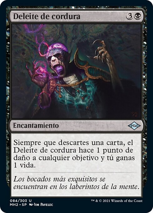 Deleite de cordura (Feast of Sanity) - Modern Horizons 2 (#84) - Illustrated by Jim Pavelec - Magic: The Gathering Card