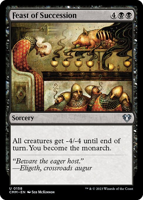 Feast of Succession - Commander Masters Magic card