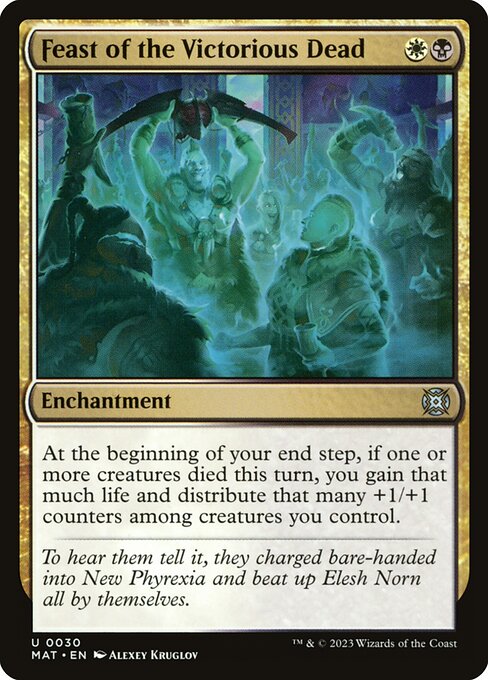 Feast of the Victorious Dead - March of the Machine: The Aftermath Magic card