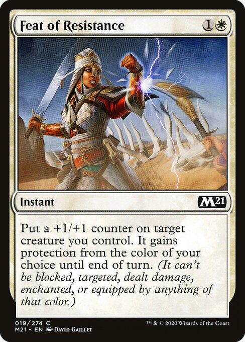 Feat of Resistance - Core Set 2021 Magic card