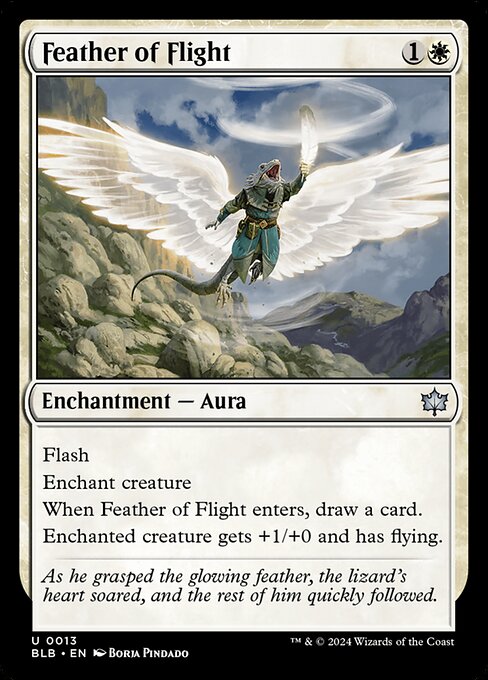 Feather of Flight - Bloomburrow Magic card