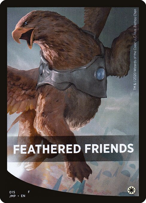 Feathered Friends - Jumpstart Front Cards (#15) - Illustrated by Zezhou Chen - Magic: The Gathering Card