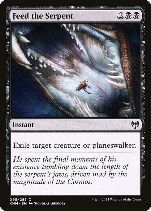 Feed the Serpent - Kaldheim Magic card