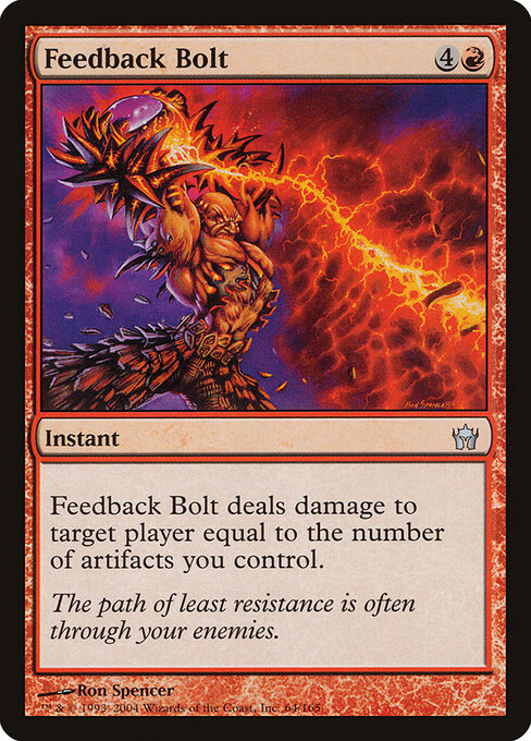 Feedback Bolt - Fifth Dawn Magic card