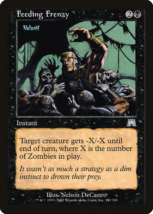 Feeding Frenzy - Onslaught Magic card