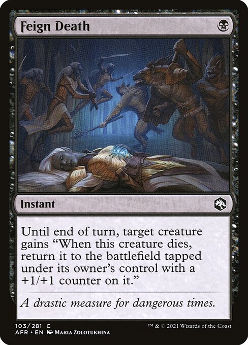 Feign Death - Adventures in the Forgotten Realms Magic card