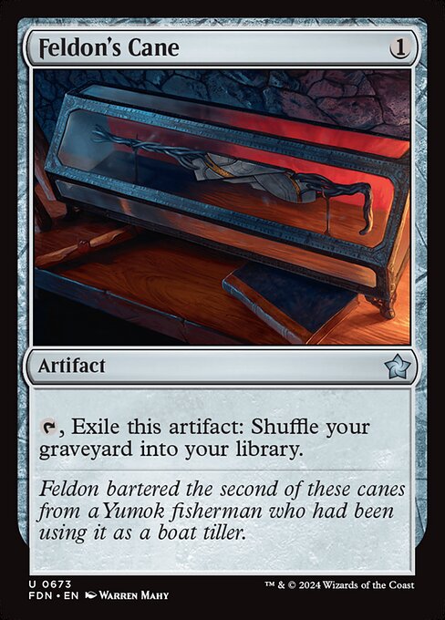 Feldon's Cane - Foundations Magic card