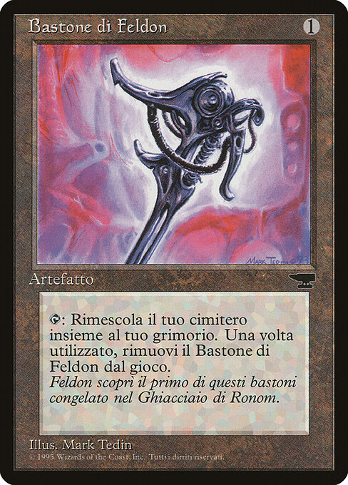 Feldon's Cane - Foundations (#673) - Illustrated by Warren Mahy - Magic: The Gathering Card