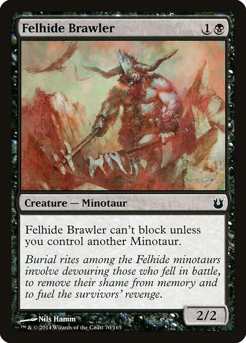 Felhide Brawler - Born of the Gods Magic card