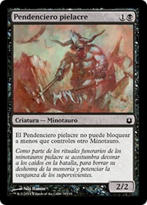 Lottatore Velloirsuto (Felhide Brawler) - Born of the Gods (#70) - Illustrated by Nils Hamm - Magic: The Gathering Card