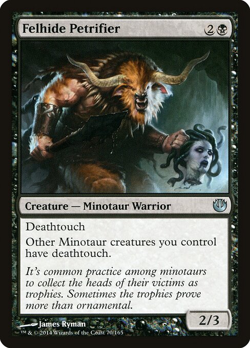 Felhide Petrifier - Journey into Nyx Magic card