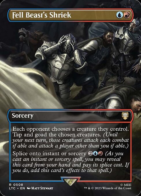 Fell Beast's Shriek - Tales of Middle-earth Commander Magic card