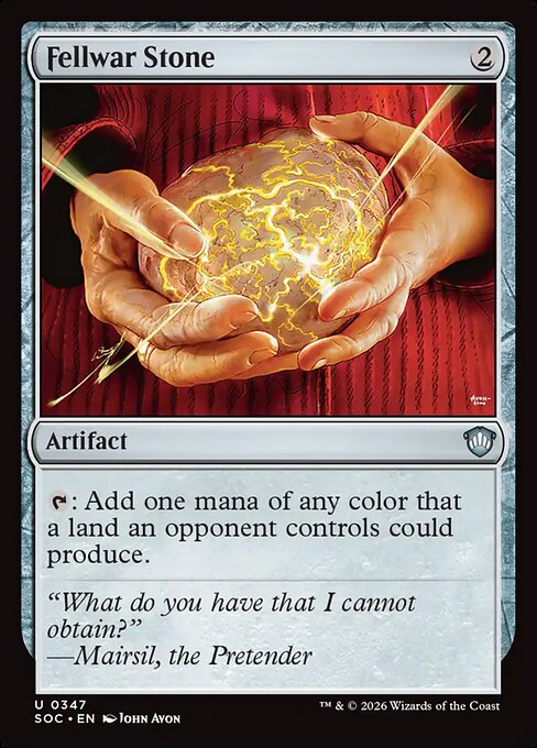 Fellwar Stone - Secrets of Strixhaven Commander Magic card