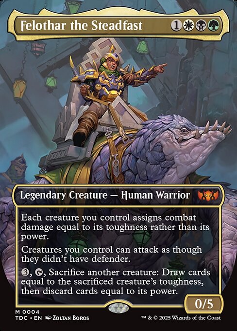 Felothar the Steadfast - Tarkir: Dragonstorm Commander Magic card