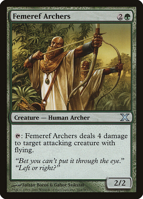 Femeref Archers - Tenth Edition Magic card