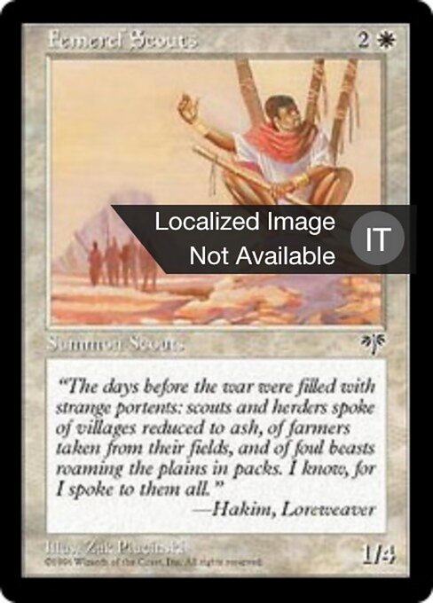 Esploratori Femeref (Femeref Scouts) - Mirage (#19) - Illustrated by Zak Plucinski - Magic: The Gathering Card