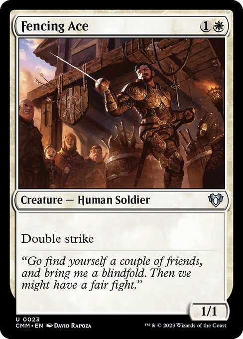 Fencing Ace - Commander Masters Magic card