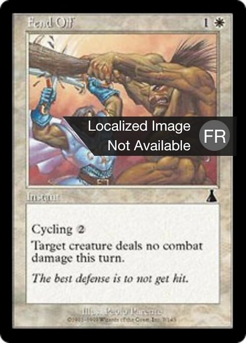 Abwehren (Fend Off) - Urza's Destiny (#7) - Illustrated by Paolo Parente - Magic: The Gathering Card