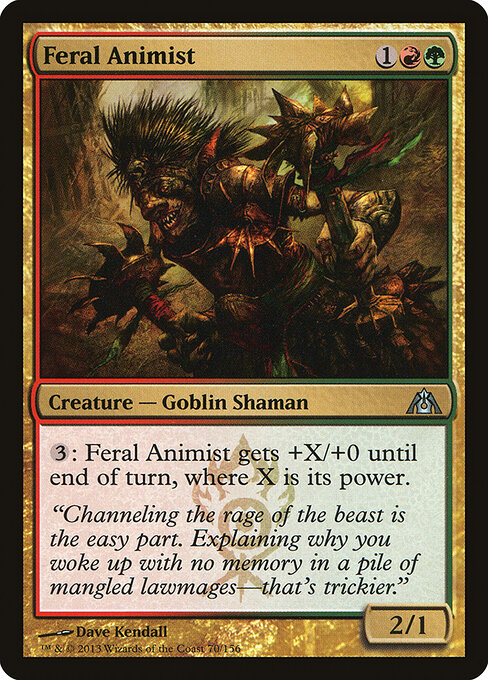 Feral Animist - Dragon's Maze Magic card