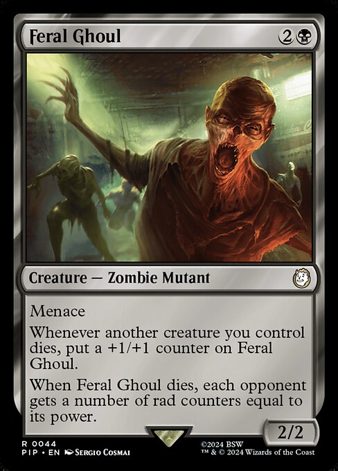 Feral Ghoul - Fallout Magic card