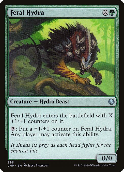 Feral Hydra - Jumpstart Magic card