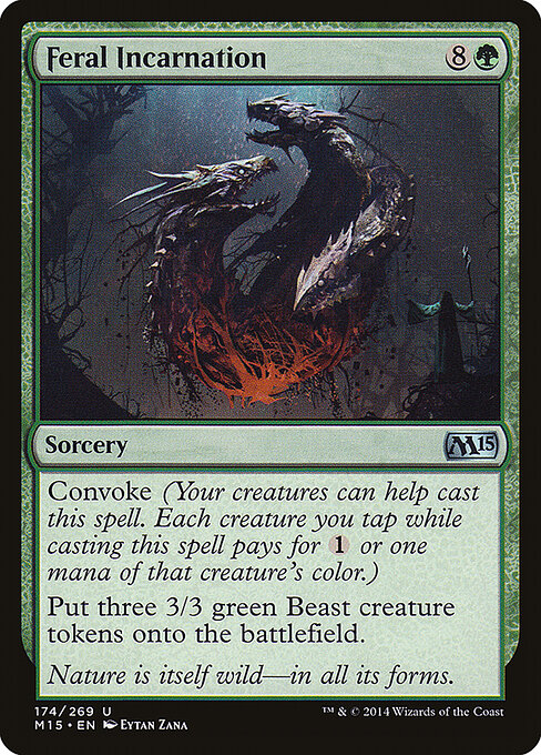 Feral Incarnation - Magic 2015 Magic card