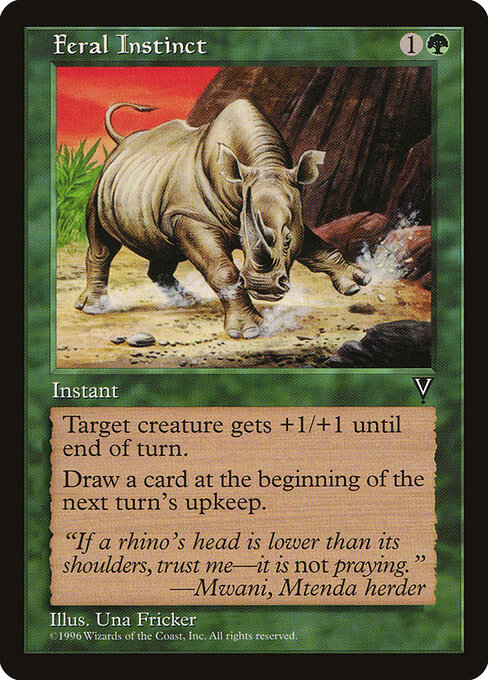 Feral Instinct - Visions Magic card