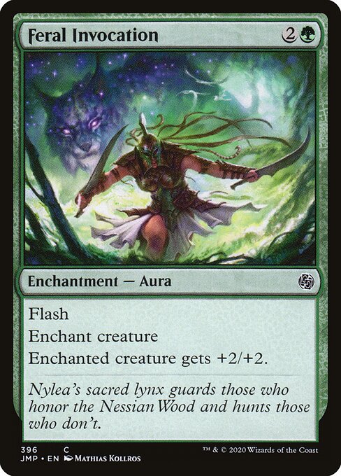 Feral Invocation - Jumpstart Magic card