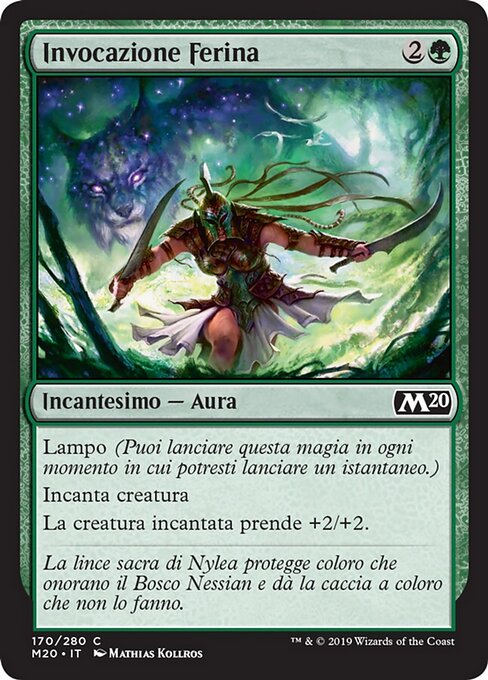 Feral Invocation - Jumpstart (#396) - Illustrated by Mathias Kollros - Magic: The Gathering Card