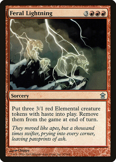 Feral Lightning - Saviors of Kamigawa Magic card