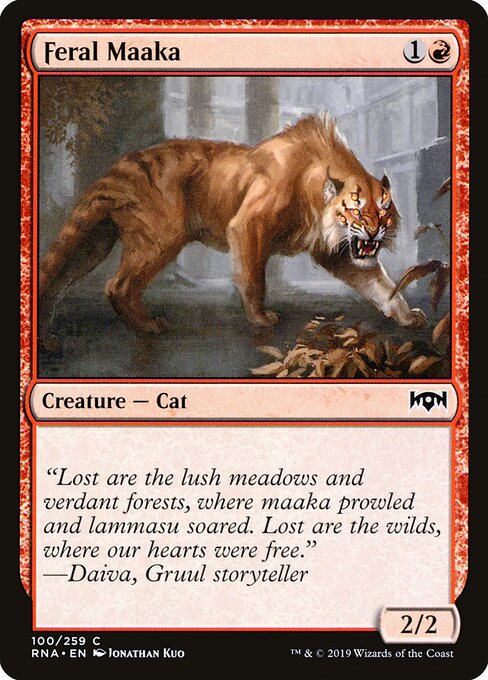 Feral Maaka - Ravnica Allegiance Magic card
