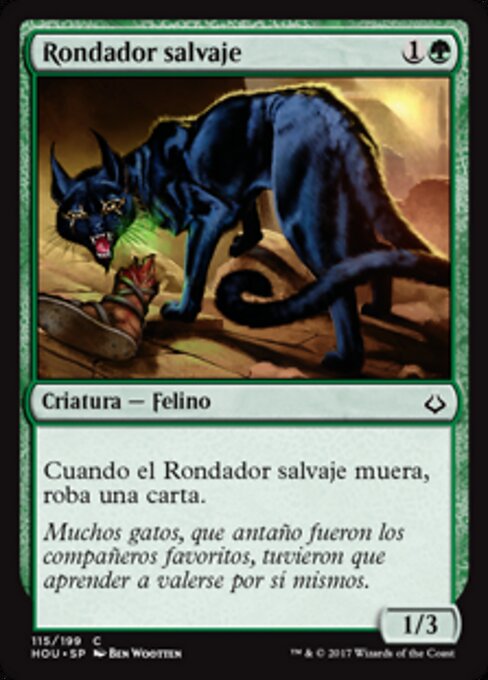 Espreitador Feral (Feral Prowler) - Hour of Devastation (#115) - Illustrated by Ben Wootten - Magic: The Gathering Card