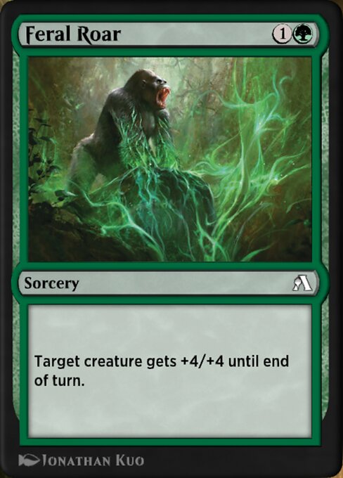 Feral Roar - Arena New Player Experience Cards Magic card