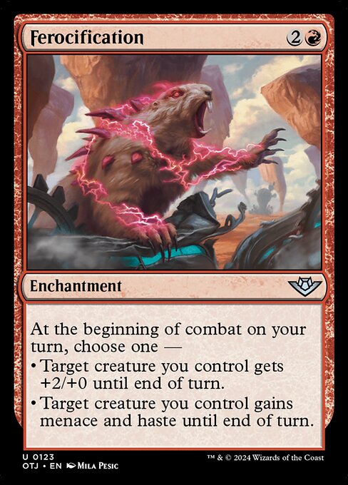 Ferocification - Outlaws of Thunder Junction Magic card