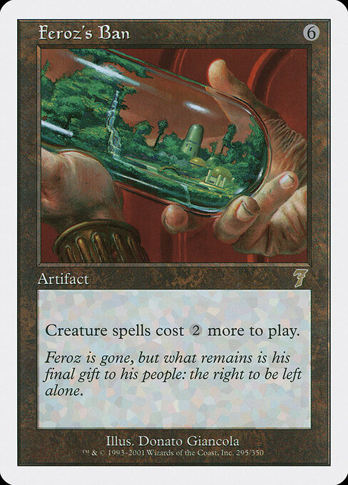 Feroz's Ban - Seventh Edition Magic card
