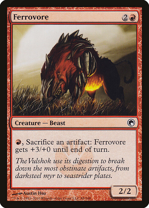 Ferrovore - Scars of Mirrodin Magic card